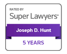 Joseph D. Hunt - Super Lawyers 5 Years